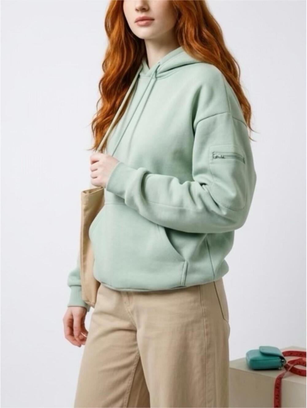 Comfrt Airplane Mode D N D Hoodie Aloe Sz M Unisex Pockets Eye Mask Travel $140p